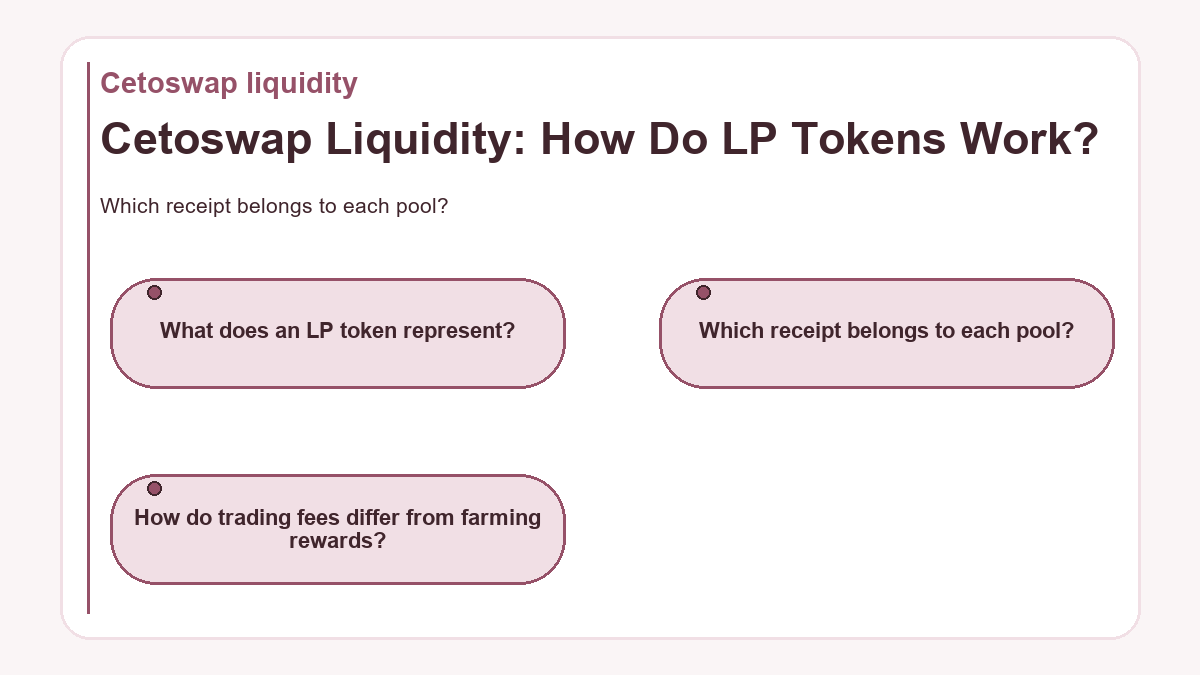 Cetoswap Liquidity: How Do LP Tokens Work?