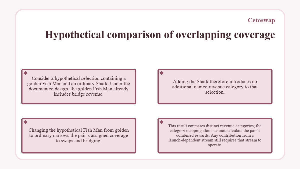 Cetoswap: Hypothetical comparison of overlapping coverage - illustration